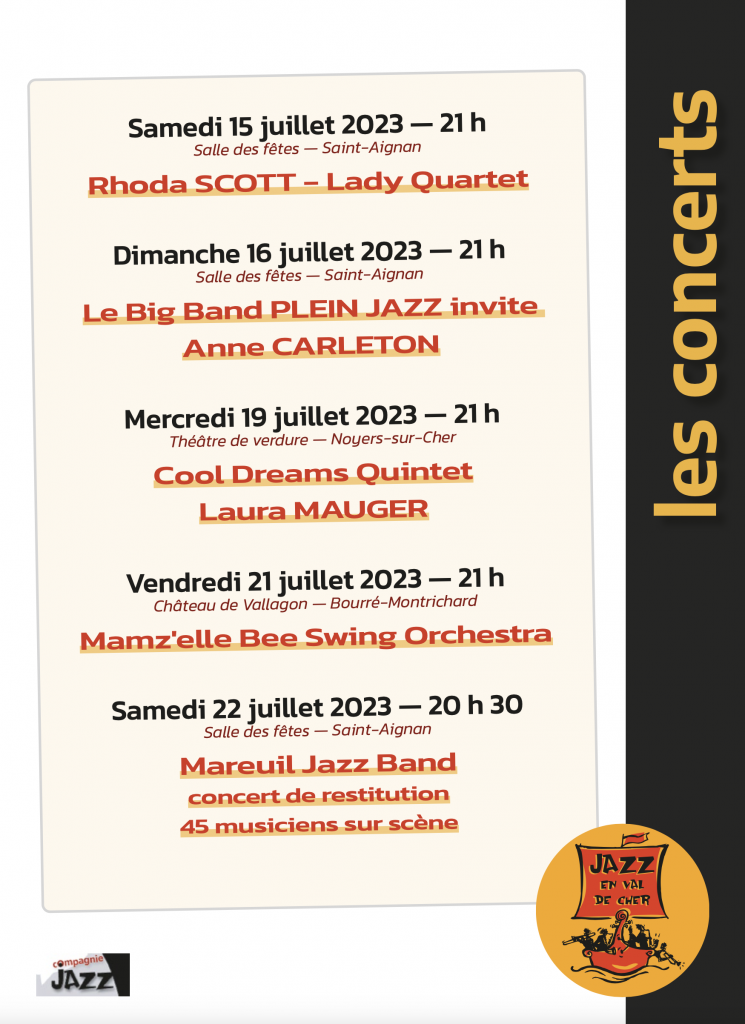 Jazz en Val de Cher 2023